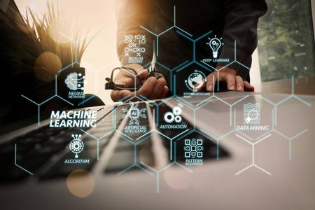 学习机器学习技术图与人工智能 (ai), 神经网络, 自动化, 数据挖掘在